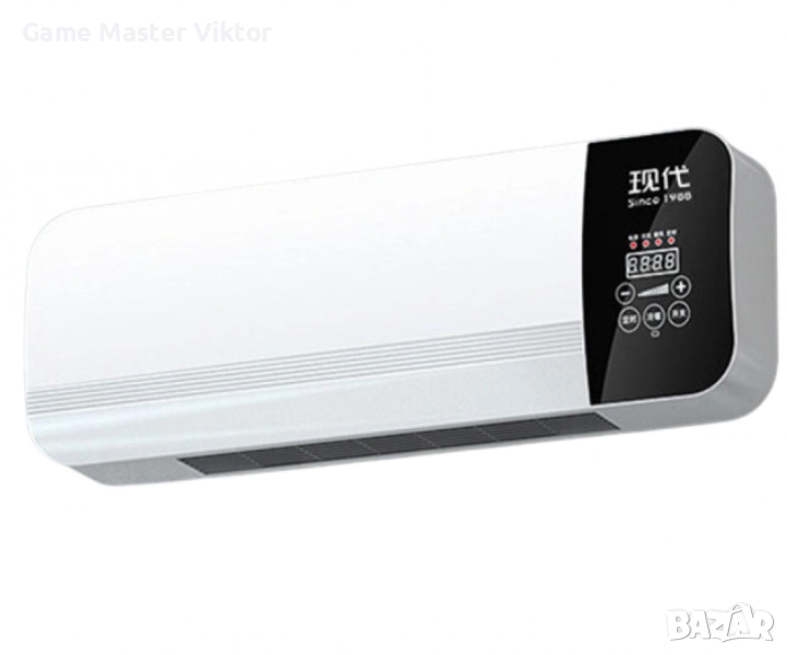 Модерна печка за стенен монтаж,за студено и топло,с двойно предназначение,LED дисплей, снимка 1