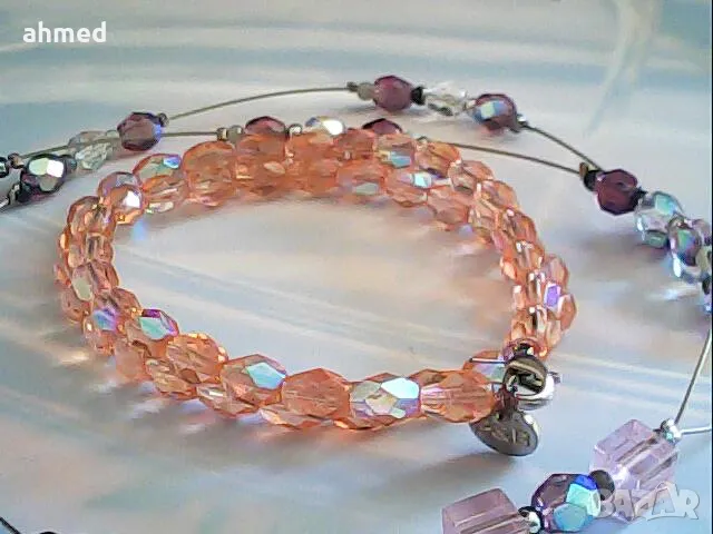 2бр красиви колиета сваровски, снимка 1