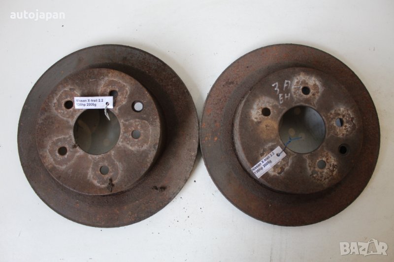 Задни спирачни дискове Нисан х-трейл 2.2 136кс 05г Nissan x-trail 2.2 136hp 2005, снимка 1