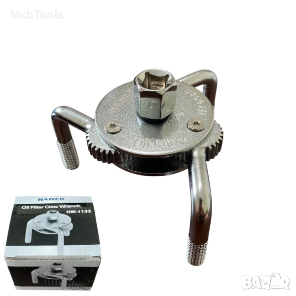 Ключ за маслен филтър тип паяк 65 – 110мм HAWEK, снимка 1