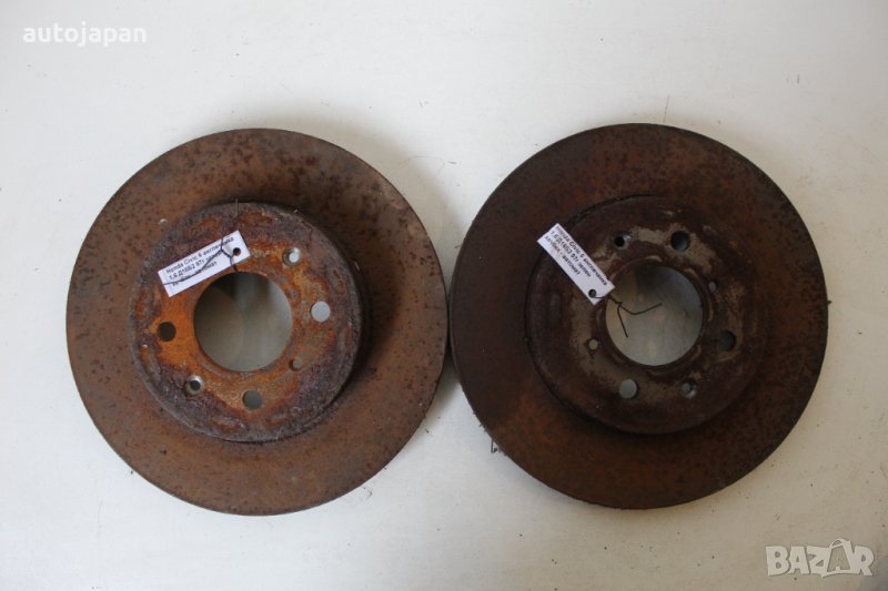 Предни спирачни дискове Хонда сивик 6 англичанка 1.6 д16б2 хечбек 97г Honda civic 6 hatchback 1997, снимка 1