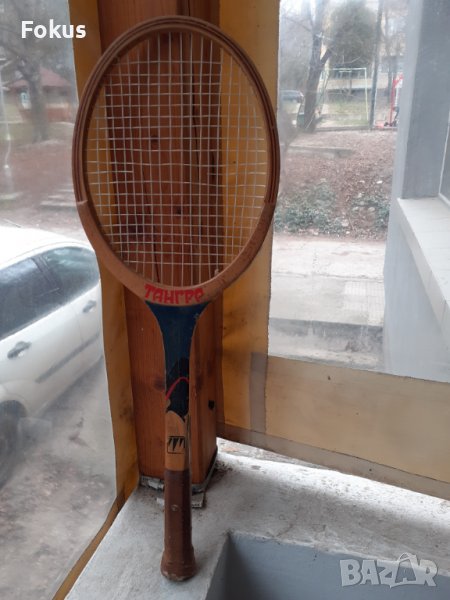 Стара колекционерска ракета за тенис Тангра, снимка 1