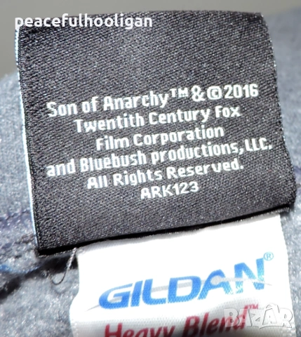 SAMCRO Sons Of Anarchy Men of Mayhem Grey Long Sleeve Hoodie Size M Official Product 2016, снимка 11 - Суичъри - 53392982