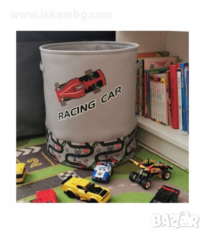 СГЪВАЕМ ТЕКСТИЛЕН КОШ ЗА ДРЕХИ И ИГРАЧКИ RACING - КОД 3233, снимка 6 - Други - 33873151