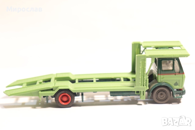 HERPA 1:87 H0 MERCEDES АВТОВОЗ КАМИОН МОДЕЛ КОЛИЧКА, снимка 5 - Колекции - 52931772