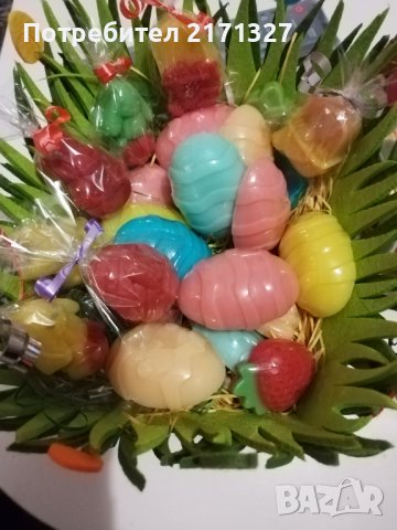 Великденски яйца и зайци от ароматен глицеринов сапун, снимка 4 - Български сувенири - 40027497