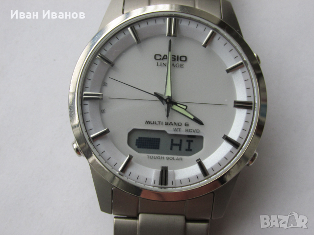 Casio LCW-M170T LINEAGE MULTI BAND 6 TITANIUM Касио титаниев ръчен часовник, снимка 4 - Мъжки - 44673493