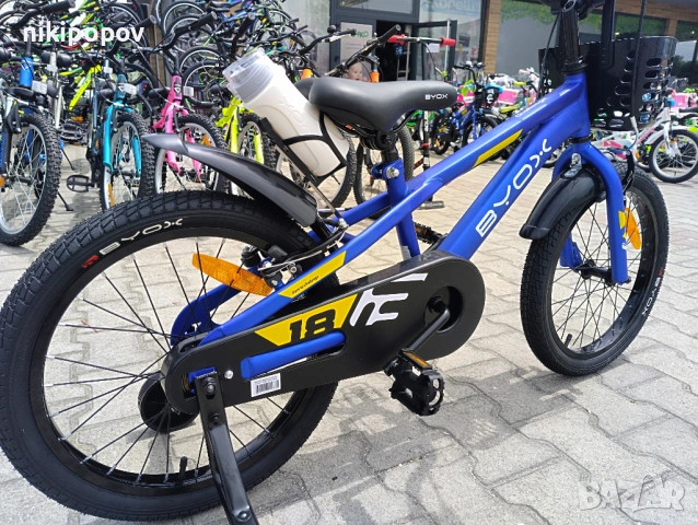 BYOX Велосипед 18" CHALLENGE син, снимка 10 - Велосипеди - 53558994