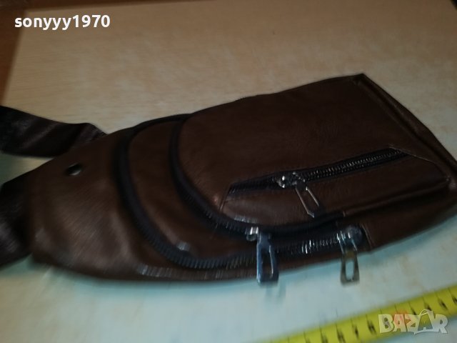 КАФЯВА КОЖЕНА ЧАНТА 2508230828, снимка 16 - Чанти - 41960481