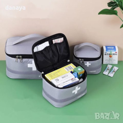 4463 Чантичка за лекарства органайзер аптечка при пътуване, снимка 8 - Портфейли, портмонета - 44222757