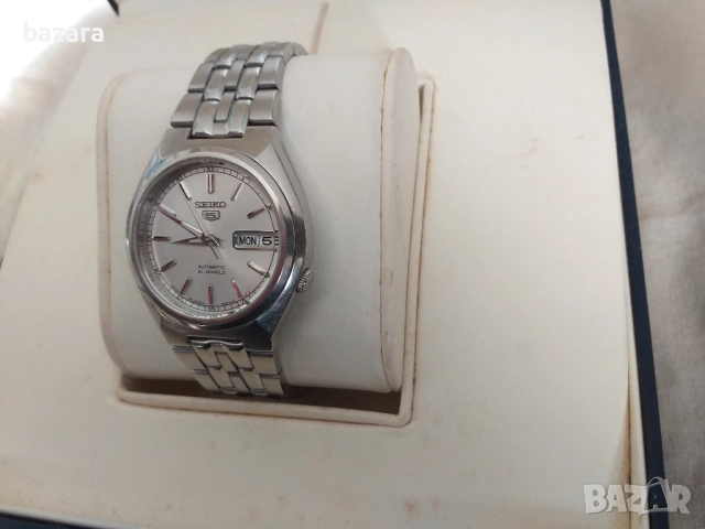 Сейко 5 21 камъка, снимка 3 - Мъжки - 52145964