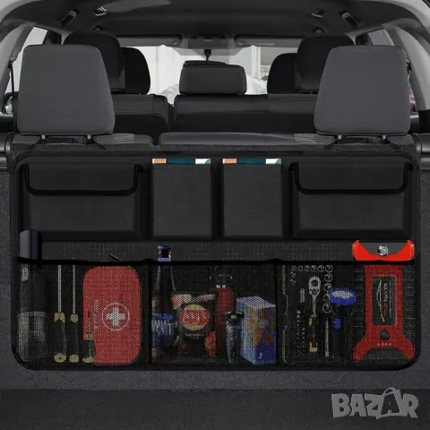 Органайзер откъм гърба на задна седалка, подходящ за хечбек и комби варианти, снимка 5 - Аксесоари и консумативи - 49884336