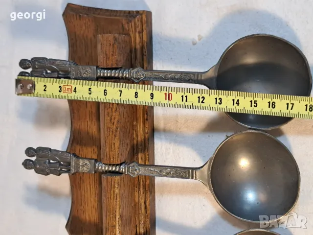 немски декоративни калаени лъжици , снимка 6 - Декорация за дома - 48948447