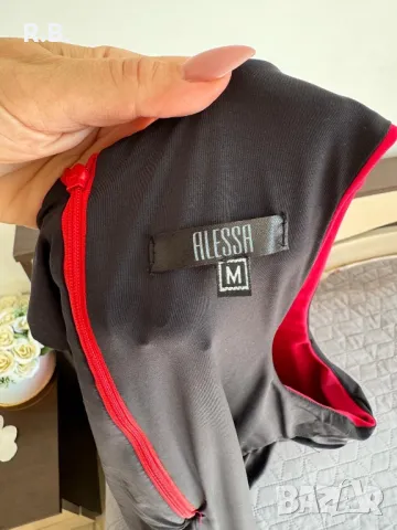 Alessa, червена рокля, размер М, снимка 5 - Рокли - 47739918