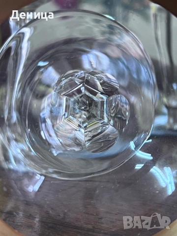 Обожавам ги 🥰 Бонбонски кристални чаши с любима форма и широк,гравиран златен кант и във вътрешност, снимка 9 - Чаши - 53742606
