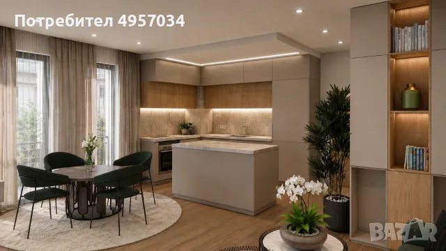 Тристаен апартамент, снимка 6 - Апартаменти - 56384242