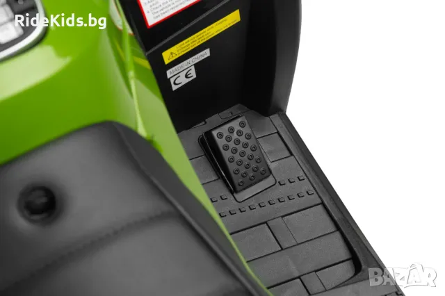 Акумулаторен детски Quad 24V, 4x4, Музикален модул с Bluetooth и USB | Ева Гуми, Зелен, снимка 10 - Детски велосипеди, триколки и коли - 50409569