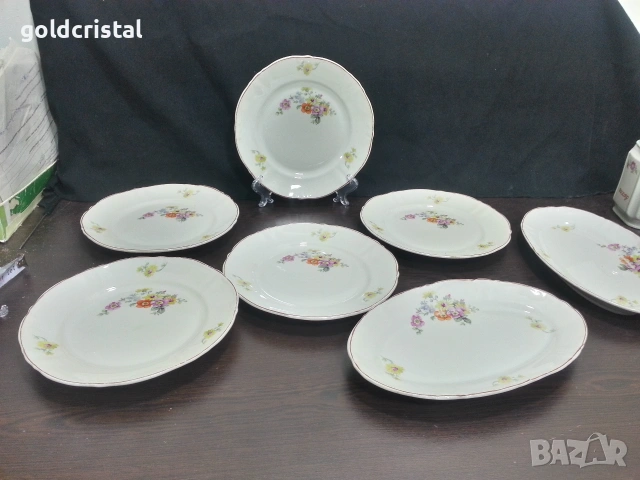 Стар български порцелан чинии 