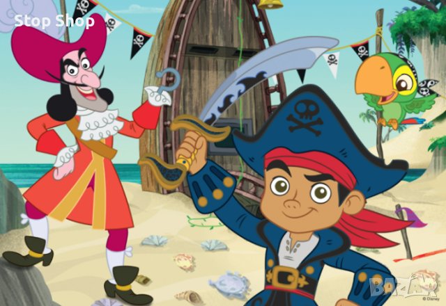 Disney Junior пъзел 4в1 Captain Jake and the Neverland Pirates , снимка 5 - Игри и пъзели - 41225053