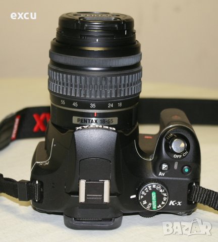 Фотоапарат Pentax K-x с обектив Pentax DAL 18-55, снимка 4 - Фотоапарати - 41478925