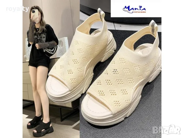 Дамски сандали на повдигнато ходило Различни цветове , снимка 5 - Сандали - 49960490