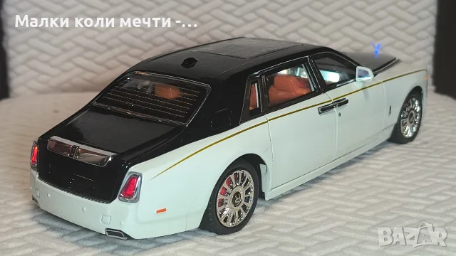 метална кола Rolls Royce Phantom. Чисто нов. Мащаб 1:18, снимка 4 - Колекции - 55729528