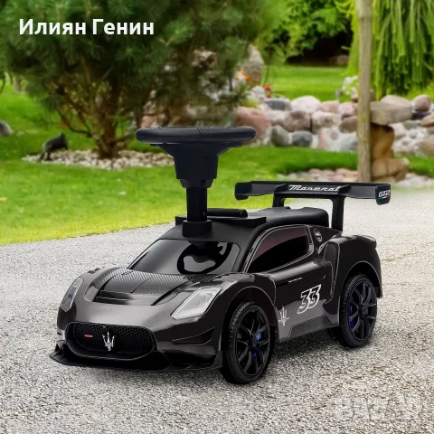 AIYAPLAY Количка за яздене, Maserati, място за съхранение, снимка 6 - Детски велосипеди, триколки и коли - 56204527