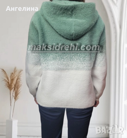 Ефектна дамска жилетка с кашмир, изключително мека и пухкава., снимка 6 - Жилетки - 52386555