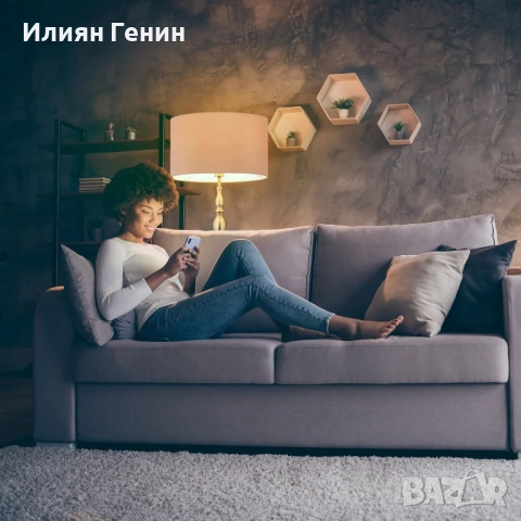 Подова лампа Relaxdays за хол, E27, снимка 10 - Настолни лампи - 53791356