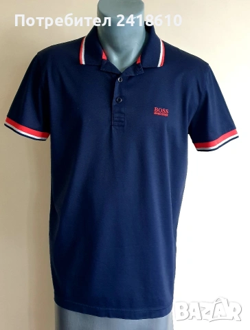 Hugo Boss Paddy  Cotton Regular Fit Mens Size M ОРИГИНАЛНА Тениска!