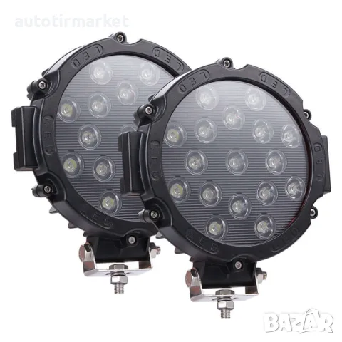 LED халоген 17 диода 51w – NA066, снимка 2 - Аксесоари и консумативи - 56052787