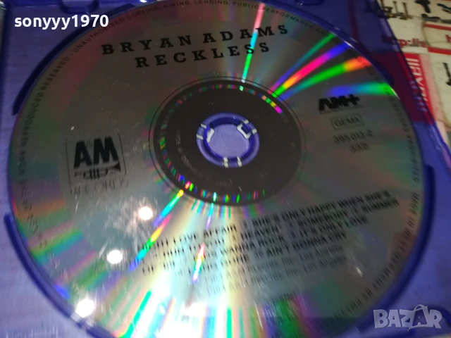 BRYAN ADAMS CD 3007251712, снимка 7 - CD дискове - 51194456