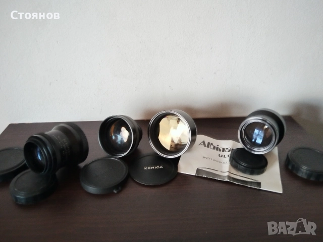 Обективи, телеконвектори SONY, Konica, BEROFLEX, Albinar