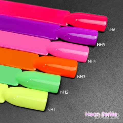 VENALISA Summer Neon Color / гел лак серия неон , снимка 5 - Продукти за маникюр - 29457348