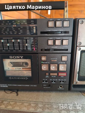 Радиокасетофон SONY cfs9900, снимка 6 - Радиокасетофони, транзистори - 55846038