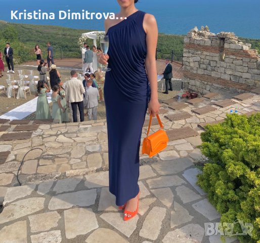 Тъмносина рокля Jane Norman London, снимка 3 - Рокли - 41400914