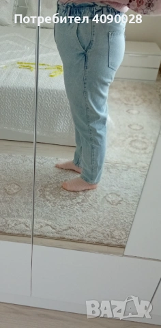 Сини дънки с ластик Sinsay , снимка 4 - Дънки - 53256015