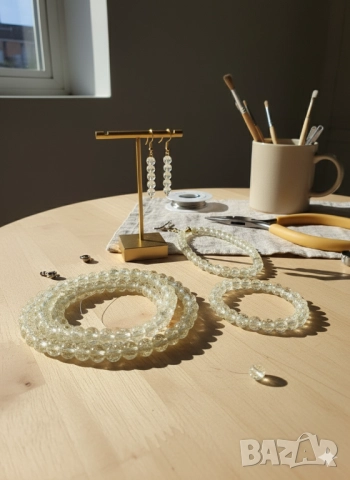 Стъклени Мъниста за Бижута 10мм 8мм 6 мм 4мм J274, снимка 5 - Други - 52480626