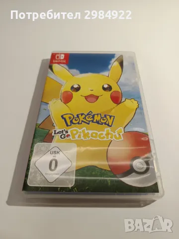 nintendo switch Pokemon Lets go Pikachu, снимка 1 - Игри за Nintendo - 49600422