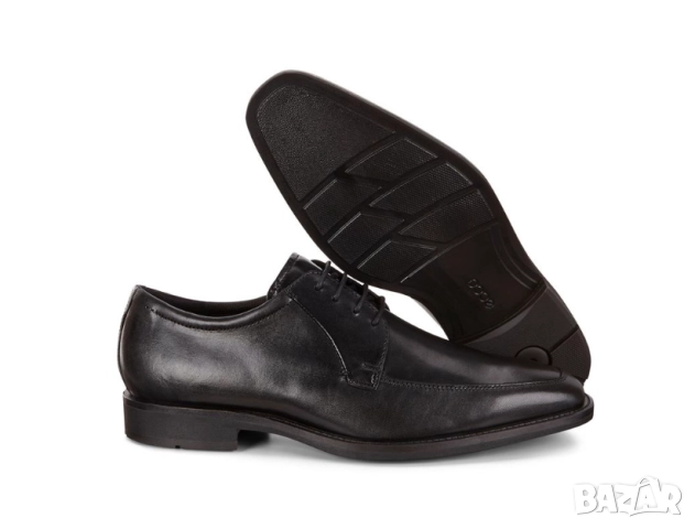 Ecco CALCAN - елегантни ниски кожени обувки номер 45 , снимка 3 - Ежедневни обувки - 52368954