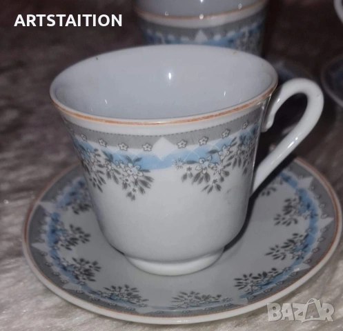 Захарница, свещници, сервиз за кафе, снимка 8 - Сервизи - 53277587