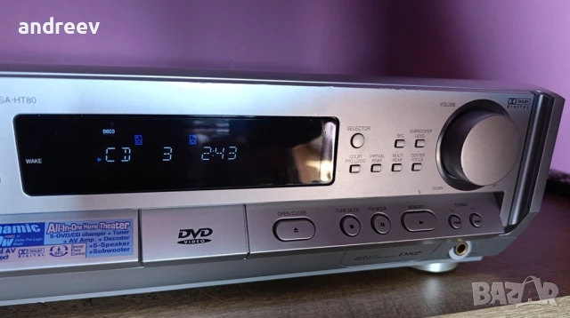 Panasonic SA-HT80, снимка 5 - Ресийвъри, усилватели, смесителни пултове - 51098151