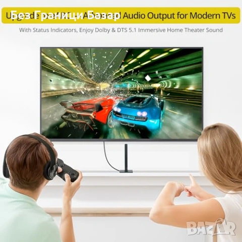 Нов HDMI към оптичен Toslink конвертор за ТВ soundbar и усилвател, снимка 6 - Друга електроника - 53817082