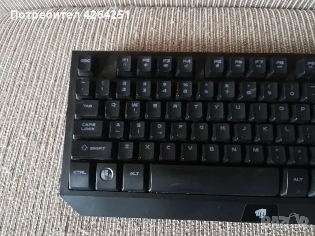 NATEC Fury Hurricane RGB Клавиатури, снимка 2 - Клавиатури и мишки - 47602238