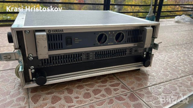 усилвател YAMAHA P3500S и еквилайзер DYNACORD EQ2215 с кейс, снимка 1 - Ресийвъри, усилватели, смесителни пултове - 44452111