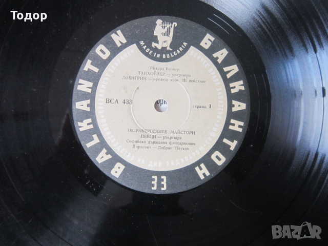 Голяма колекционерска грамофонна плоча Вагнер, снимка 3 - Колекции - 36218603