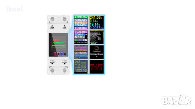 Смарт електромер монофазен 100 А - WiFi мултитарифен, снимка 3 - Други - 42368899