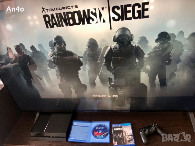 Playstation 4 с джойстик и два диска PS4, снимка 2 - PlayStation конзоли - 52774582