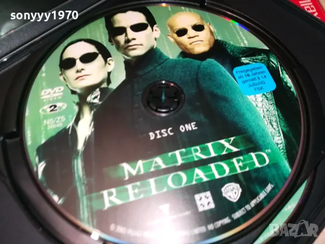 MATRIX RELOADED X2 DVD 1004251711, снимка 17 - DVD филми - 49848272
