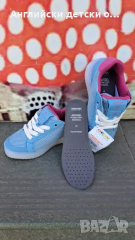 Английски детски кецове светещи с USB-GEOX, снимка 7 - Детски маратонки - 49926732